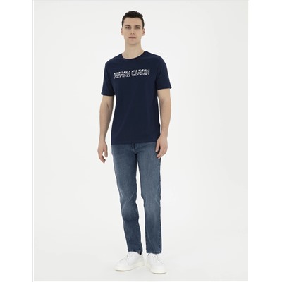 Lacivert Regular Fit Tişört