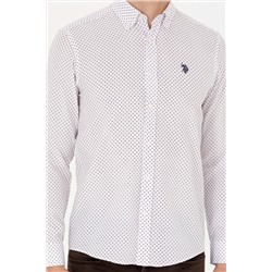 Erkek Bordo Uzun Kollu Gömlek