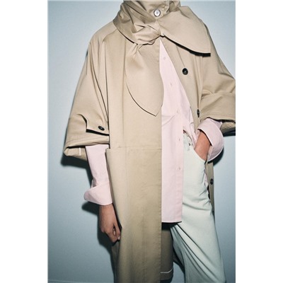 TRENCH OVERSIZE PAÑUELO ZW COLLECTION LIMITED EDITION