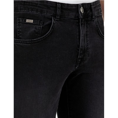 Antrasit Slim Fit Jean Pantolon