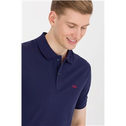 Erkek Lacivert Basic Polo Yaka Tişört