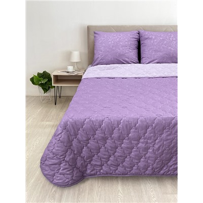 Комплект постельного белья с одеялом New Style КМ-026 сирень-лаванда