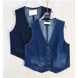 Женский джинсовый жилет