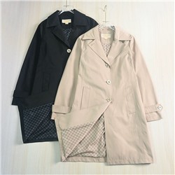 Женский плащ  Michae*l Kor*s  Прямой, свободный покрой Материал: 55% хлопок +45% полиэф волокно