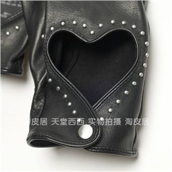 BIMB*A Y LOL*A женские кожаные перчатки, в новых цветах, чёрный и армейский зеленый, экспорт. Цена на оф сайте 85