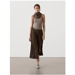 Однотонная плиссированная юбка Massim*o Dutt*i