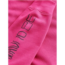 Hoodie in kräftigem Farbton