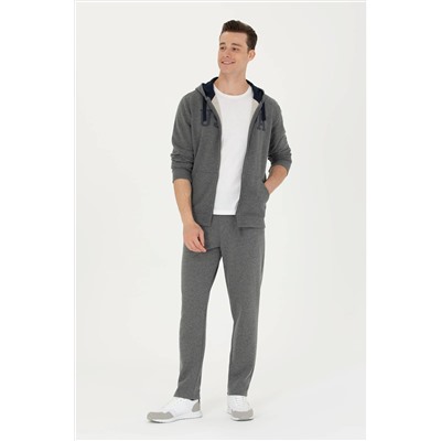 Erkek Antrasit Melanj Eşofman Altı