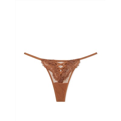 Dream Angels Boho Floral Embroidery Thong Panty