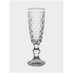 Набор бокалов для шампанского, 4 пр, 150 мл, стекло, прозрачные, Dubai