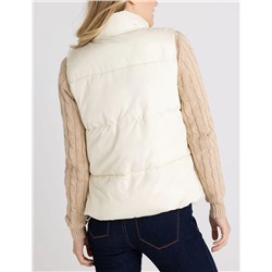 CLASSIC PUFFER VEST WITH ZIP POCKETS