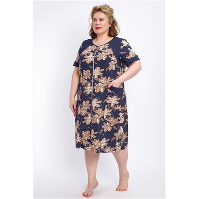 Халат 004 домашний на молнии