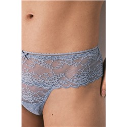 Braga ancha encaje azul