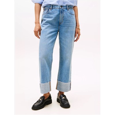 High-Rise Relaxed Straight Jean