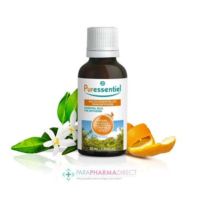 Puressentiel Huiles Essentielles pour Diffusion - Voyage en Sicile 30 ml