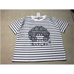 Футболка в полоску SC с короткими рукавами