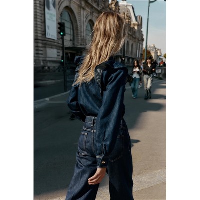 CAMISA Z1975 DENIM VOLANTES