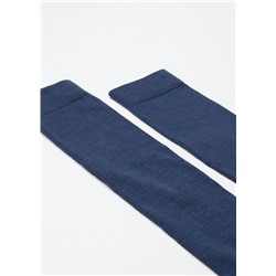 Lange Herrensocken mit Wolle und Baumwolle