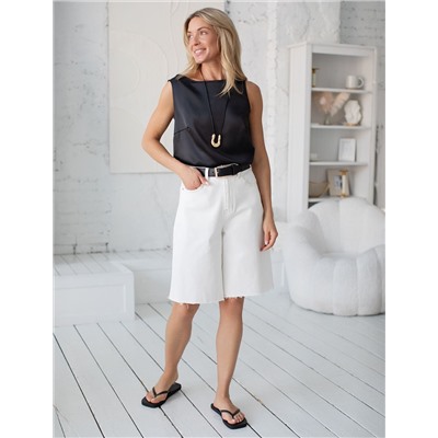 Топ из струящегося сатина