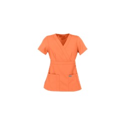 Grey's Anatomy Scrubs Modern Fit Mock Wrap Top