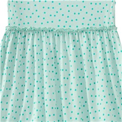 Mädchen Kleid mit Pünktchen allover