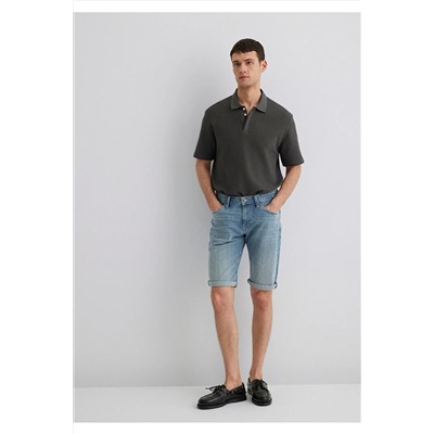 Mavi Nicholas Premium Puslu Açık Jean Şort 0416028720