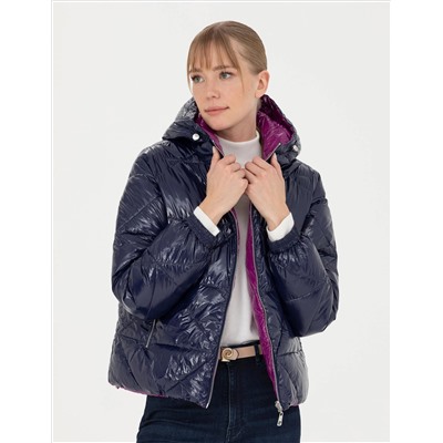Lacivert Crop Top Mont