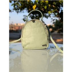 Итальянская сумка - рюкзак из натуральной кожи от AB Zapatos mochila NAPA menta АКЦИЯ