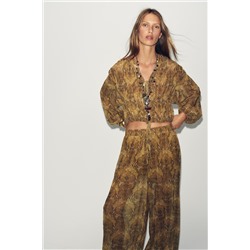 PRINTED BALLOON TROUSERS