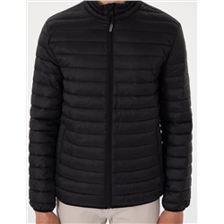 Siyah Cropped Slim Mont