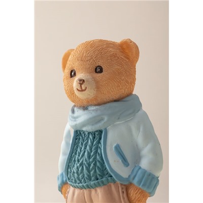 Voir Bear Magnet - Bej/Mavi - 4x8 cm