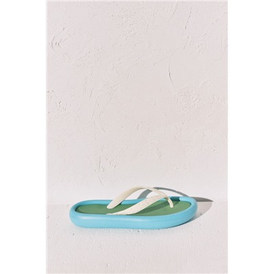 Chanclas efecto bloques color