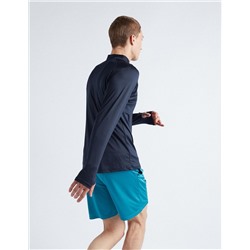 Long Sleeve Sports T-shirt, Men, Dark Blue