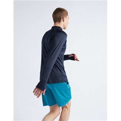Long Sleeve Sports T-shirt, Men, Dark Blue
