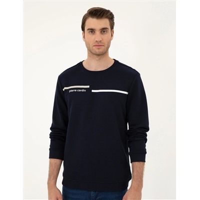 Lacivert Regular Fit Sweatshirt