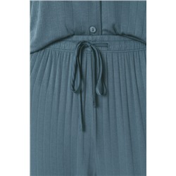 Pijama camisero Capri viscosa verde
