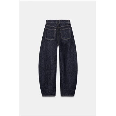 TRF BARREL HIGH-WAIST JEANS