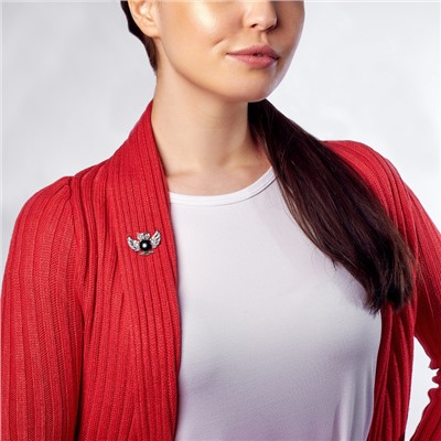 Брошь серебряная 925 арт.56007S2