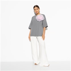 Футболка, Летний каприз (с брошкой)