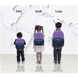 Astor Lavender Navy Aqua Backpacks