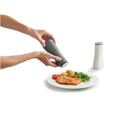 2er-Set: Salz- und Pfeffermühlen in Blau/ Hellblau - (H)16,5 x Ø 6,5 cm