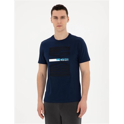 Lacivert Slim Fit Tişört