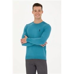 Erkek Petrol Basic Kazak