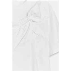 T-SHIRT WITH FRONT BOW