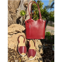 AB.Zapatos · 3202 · Granate+PELLE MOCHILA NAPA GRANATE АКЦИЯ