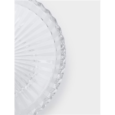 Блюдо, 22х12 см, на ножке, стекло Р, Saltaire