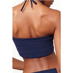 Sujetador de biquini Smock Azul marino