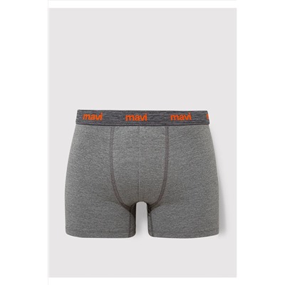 Mavi 3lü Gri Basic Boxer 0911407-23854