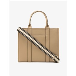 USPA BOX TOTE WITH CROSSBODY STRAP