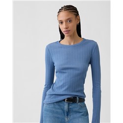 Essential Ribbed Crewneck T-Shirt